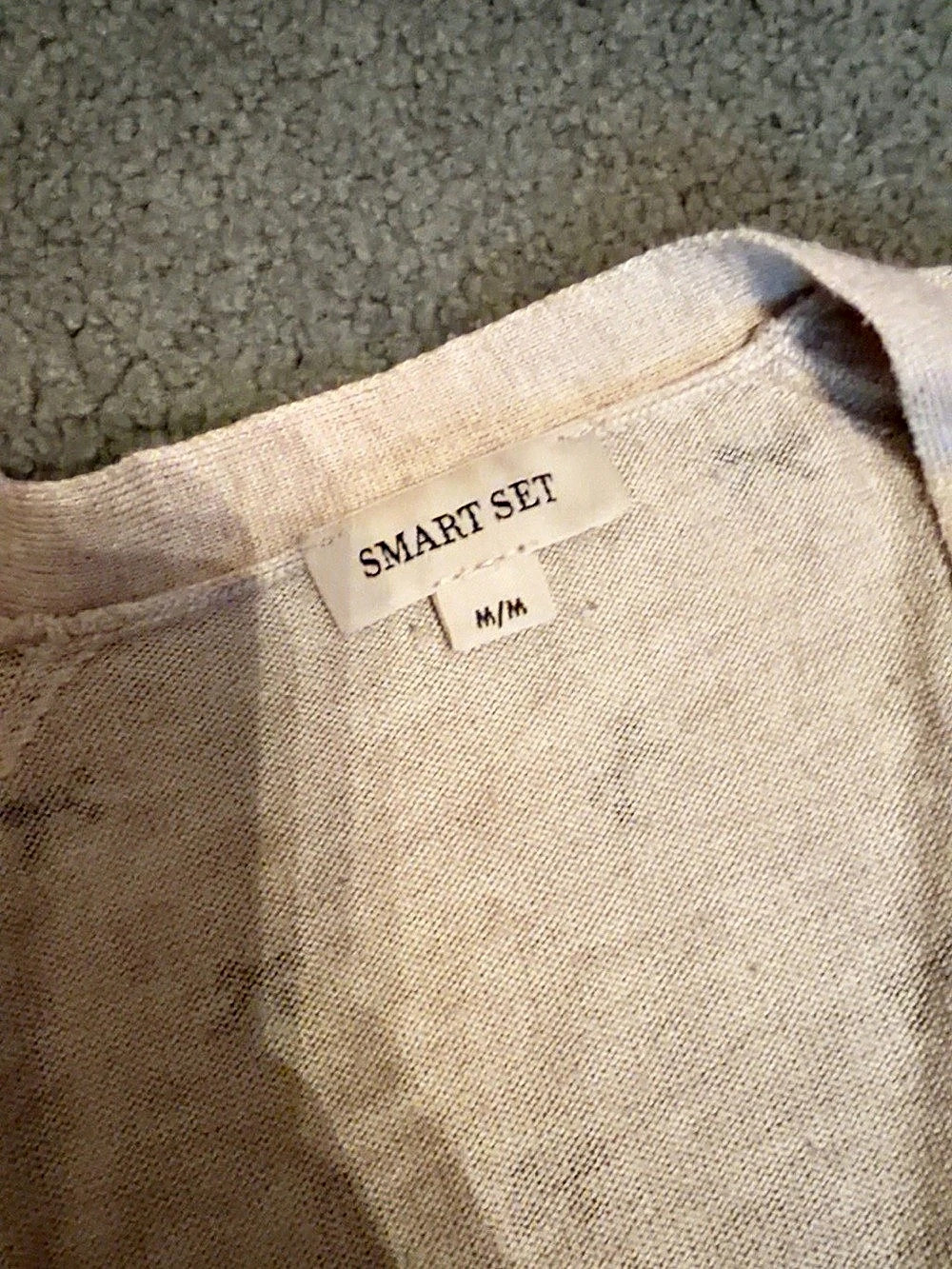 SMART SET Patterned Cardigan Size Medium - Picture 2 of 2